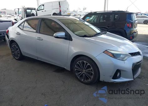 2014 Toyota Corolla S Plus z USA, uszkodzony, nr VIN 2T1BURHE1EC080388